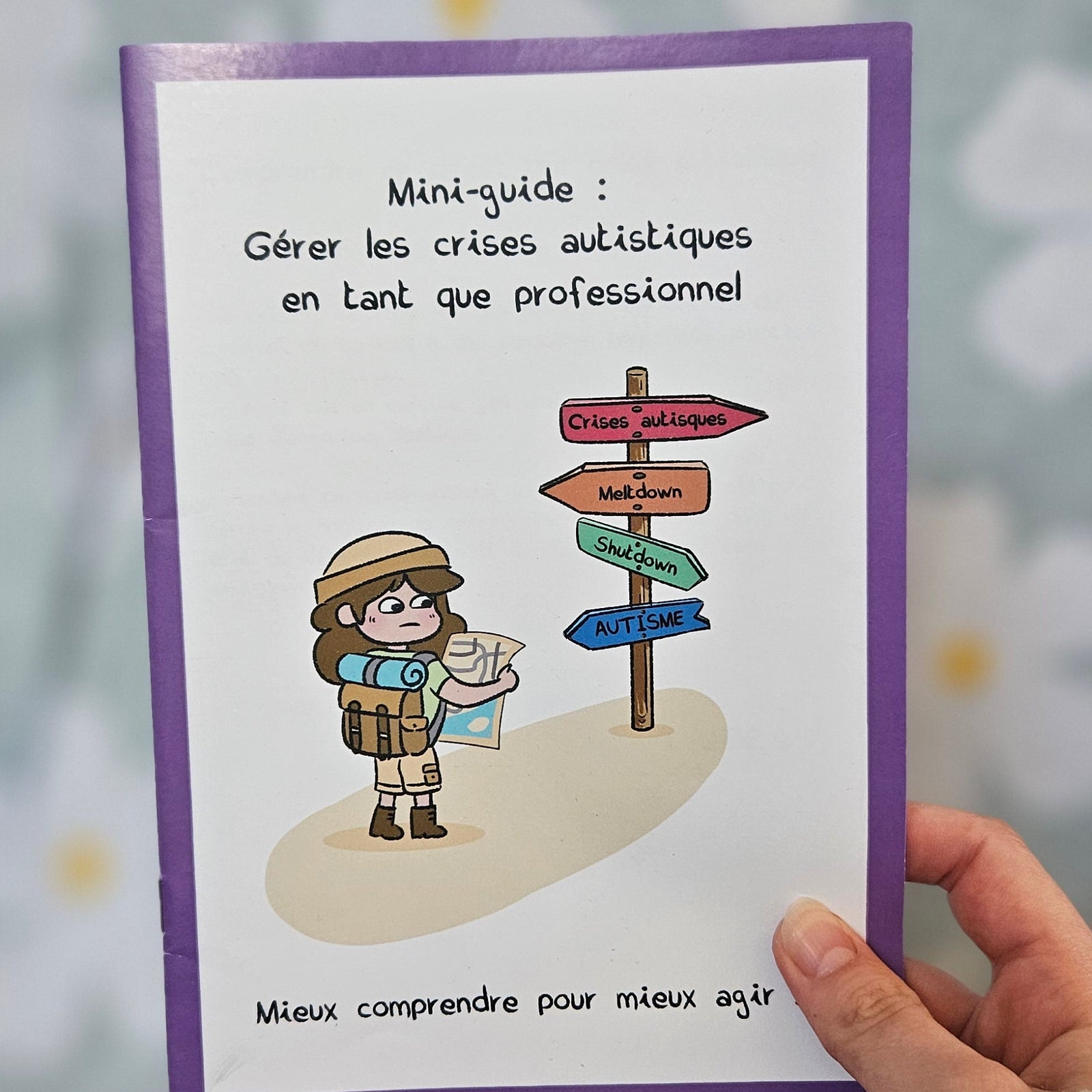 Couverture du mini-guide Les crises autistiques, version professionnels