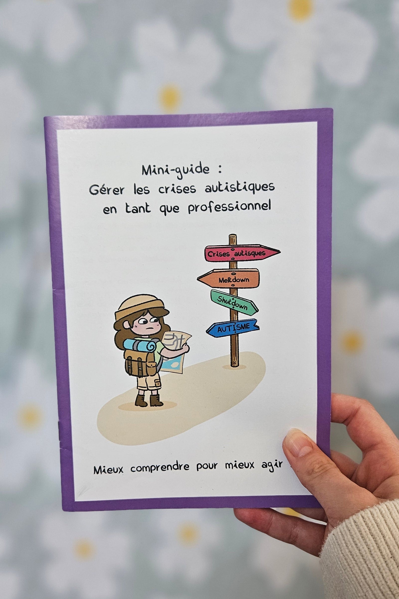 Couverture du mini-guide Les crises autistiques, version professionnels