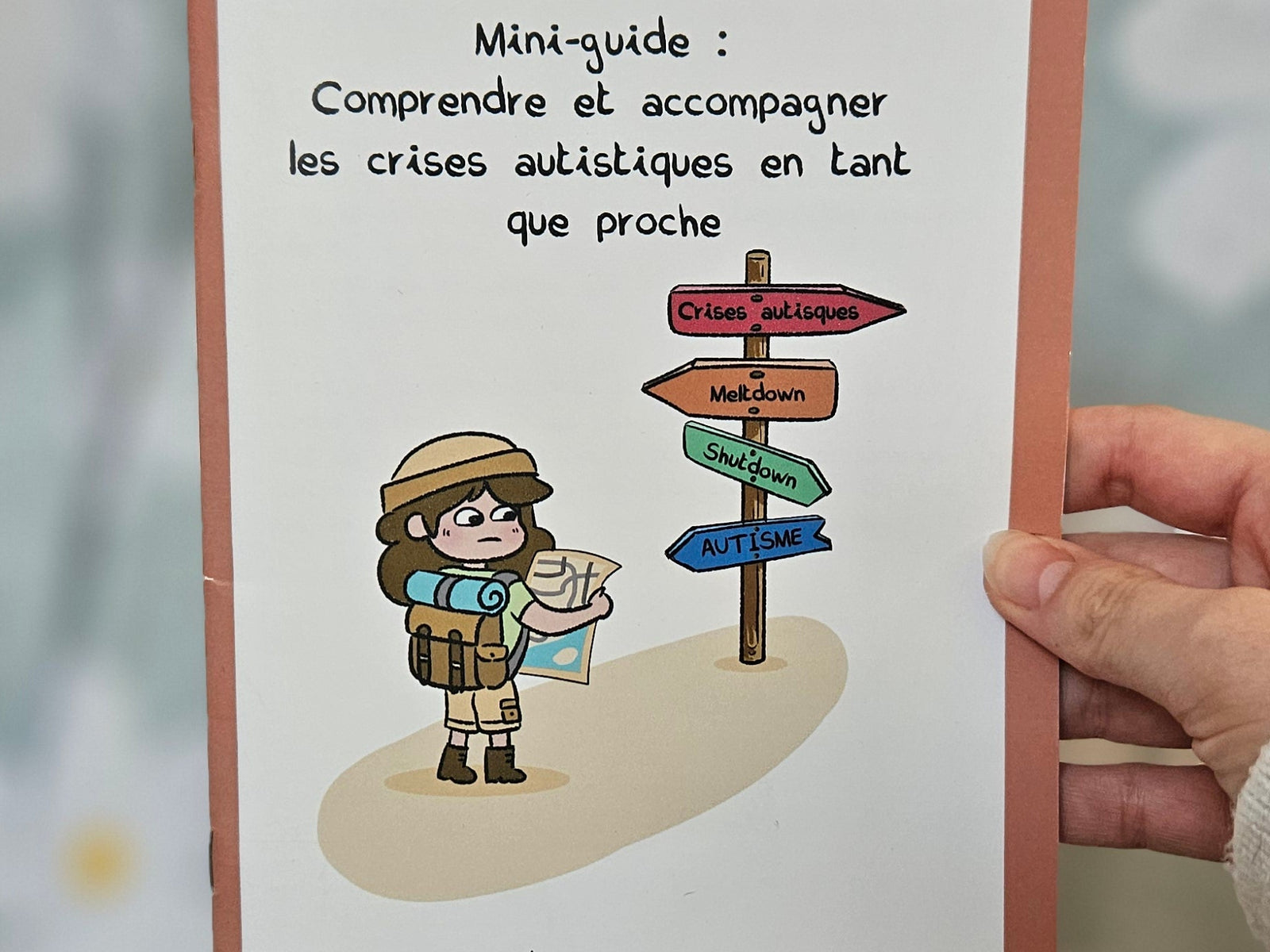 Couverture du mini-guide Les crises autistiques, version proches et aidants