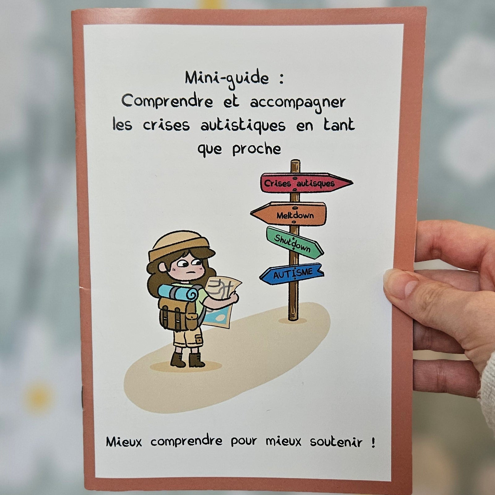 Couverture du mini-guide Les crises autistiques, version proches et aidants