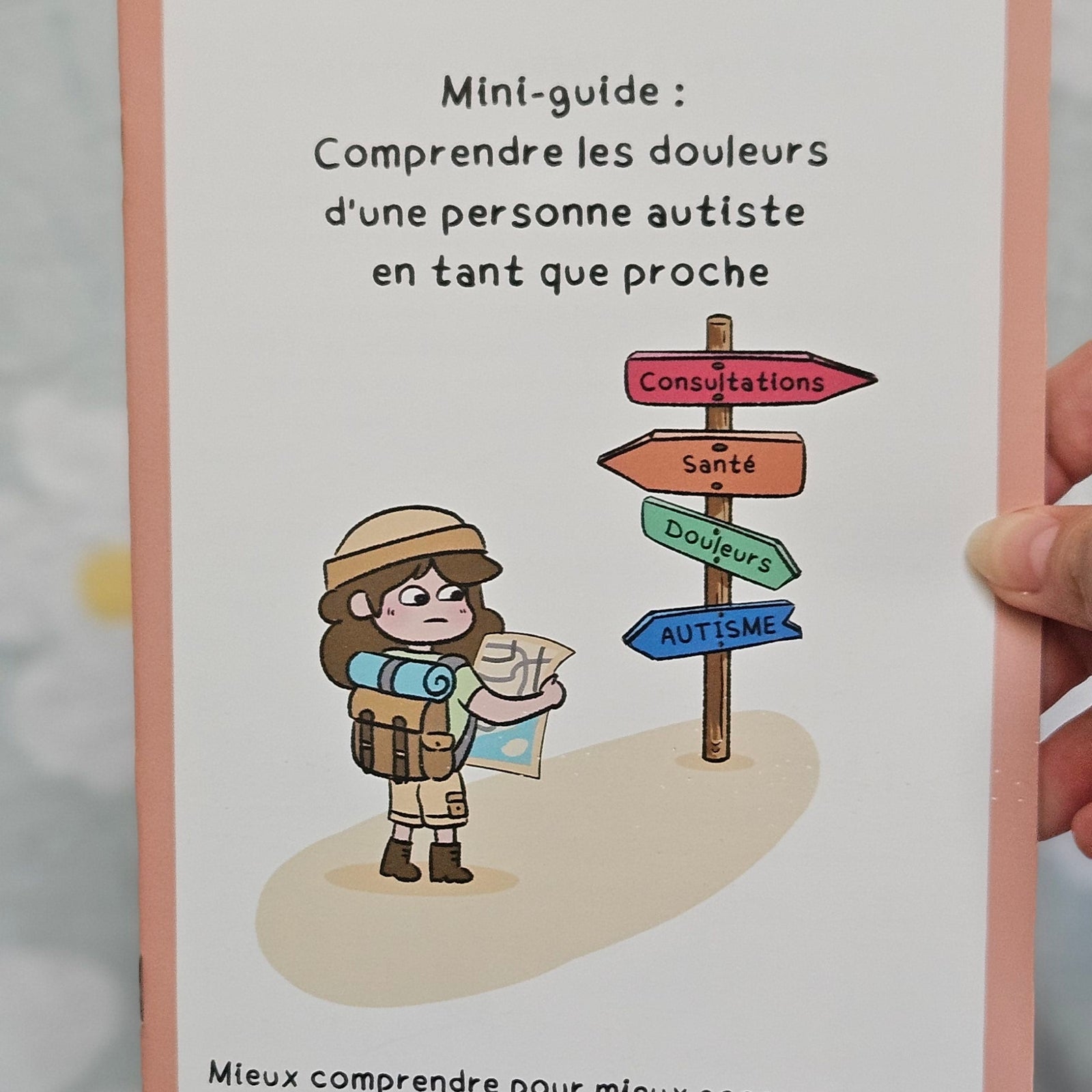 Couverture du mini-guide Autisme et Douleurs, version proches et aidants