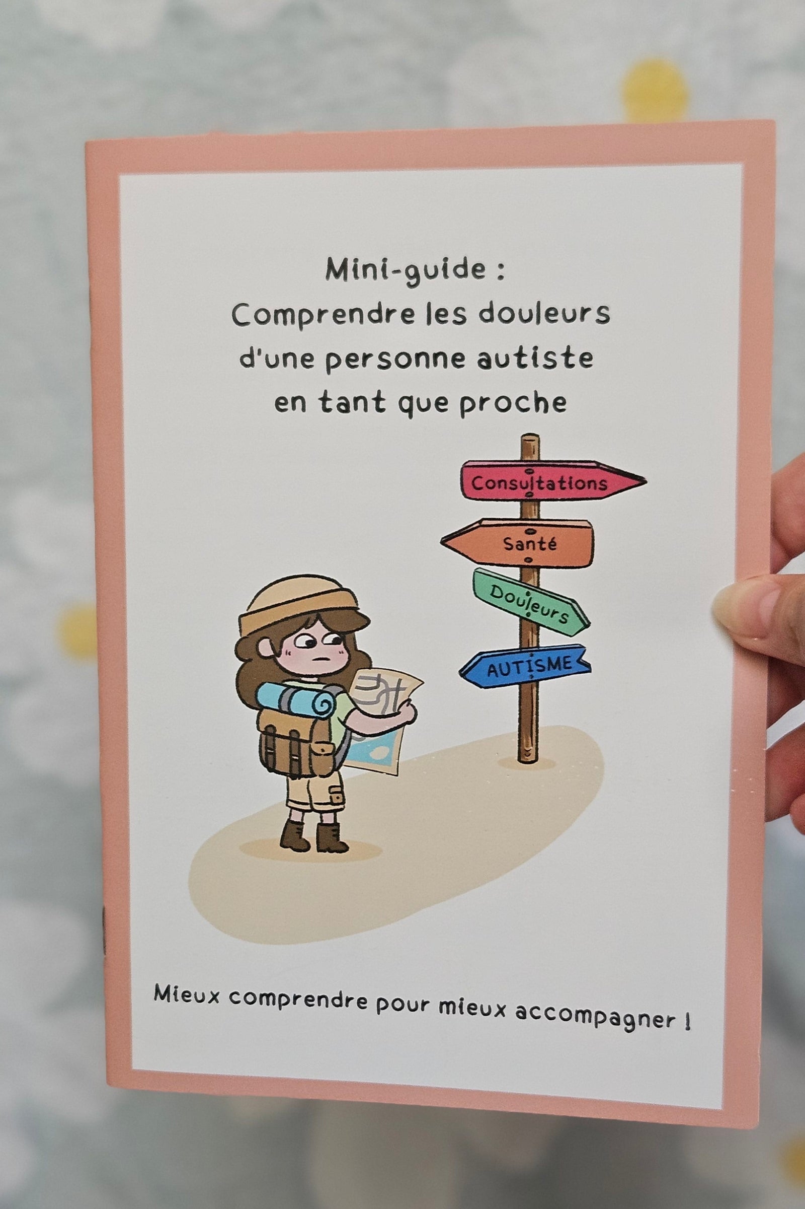 Couverture du mini-guide Autisme et Douleurs, version proches et aidants