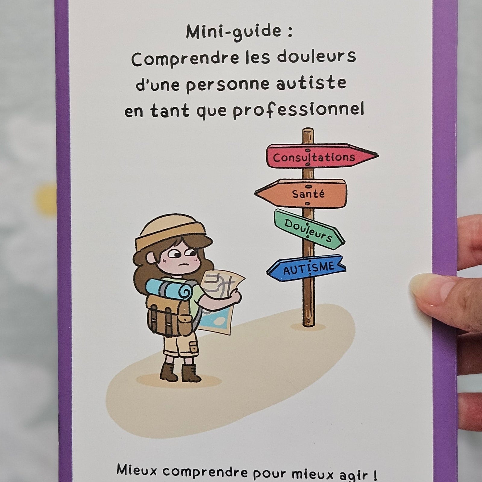 Couverture du mini-guide Autisme et Douleurs, version professionnels