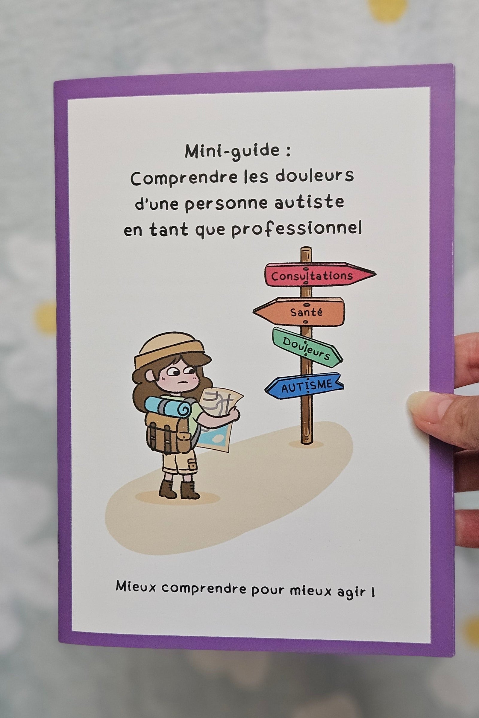 Couverture du mini-guide Autisme et Douleurs, version professionnels